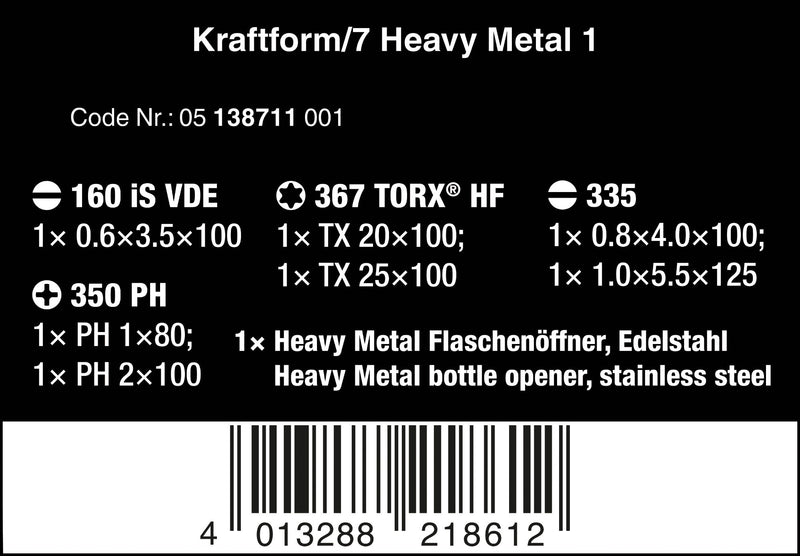 Kraftform/7 Heavy Metal 1