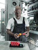 Belt B VDE 1 Zyklop bit socket set TORXÂ® / hexagonal socket with holding function, 3/8" drive