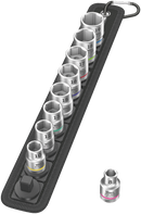 Belt B 4 Zyklop socket set, 3/8" drive