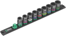 Wera Magnetic socket rail C Impaktor 1 socket set, 1/2" drive, 9 pieces