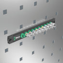 Wera Magnetic socket rail A 4 Zyklop socket set, 1/4" drive, 9 pieces